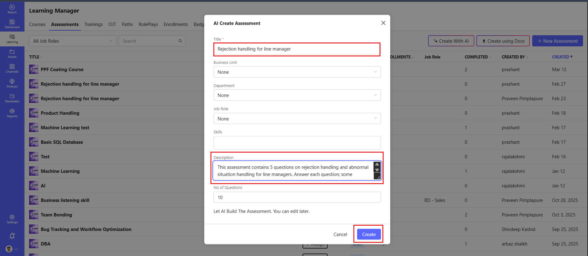AI-create-Assessment